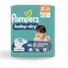Couche Pampers Baby Dry T3 6/10kg - 1 carton de 144 unités