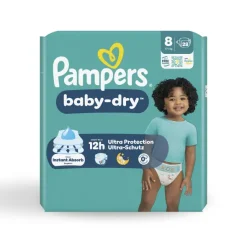 Couche Pampers Baby Dry T8 +17kg - 1 palette de 5040 unités
