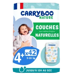 Couches naturelles Carryboo Nature - taille et conditionnement au choix
