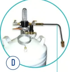 Coude de soutirage avec brise jet pour TP