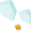 Coupelle de pesée antistatique avec bec 83 x 132 mm hauteur 26 mm blanche PS x 500