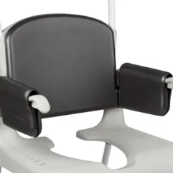 Coussin de dossier et coussins d'accoudoirs assemblés pour fauteuil Etac Clean - noir