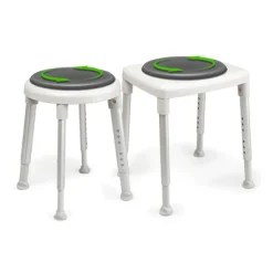 Coussin pivotant - pour tabouret Etac Easy/Smart - en polyéthylène - lavable à 60° - gris