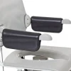 Coussins pour accoudoirs - pour fauteuil Swift mobil 2 - noir - lot de 2 (une paire)