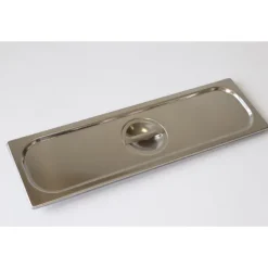 Couvercle autoclavable inox - 530 x 162 mm