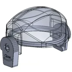 Couvercle pour nacelle ronde B150