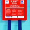 Couverture anti feu ancage mur 1, 2 m x 1, 2 m
