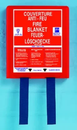 Couverture anti feu ancage mur 1, 2 m x 1, 2 m