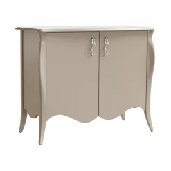 Crédence Ophélie II 2 portes - l. 111 x h. 91 x pr. 53 cm - structure bois massif