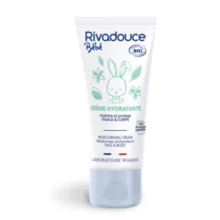 Crème hydratante Rivadouce bébé bio tube 50ml - 1 carton de 40 unités