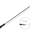 Crochet monopolaire pour coelioscopie - spatule - l. 360 mm réutilisable