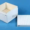 Cryoboîte carton foxbox 100 cryotubes 136 x 136 mm hauteur 95 mm avec marquage
