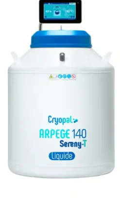 Cryoconservateur liquide Arpege 140 + SB, SERENYT BOX Indicateur niveau/T°, remplissage auto, kit de dégazage