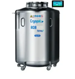 Cryoconservateur liquide RCB 600 + SB, SERENYT BOX-Indicateur niveau/T°, remplissage auto, kit de dégazage