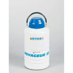 Cryoconservateur pour transport d'échantillons biologiques Voyageur 12 avec 2 canisters inclus
