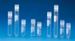 Cryotube 1,2 ml vis externe fond conique à jupe pied cranté plage NUNC x 50