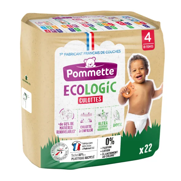 Culotte Pommette Ecologic - Taille 4 à 6 au choix