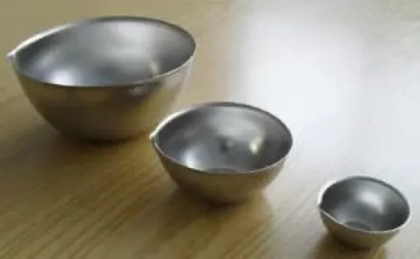 Cupule fond plat 60 ml inox