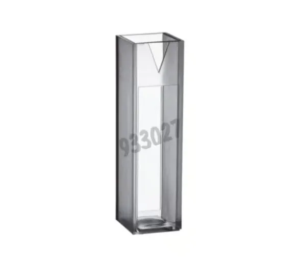 Cuvette macro vis cuvette 300 nm- 900 nm en plastique volume max 4,5 µl- 10 x 100