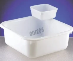 Cuvette ronde 14 l LDPE blanc