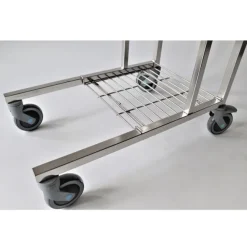 Demi-grille basse inox pour chariot N.02 211/10