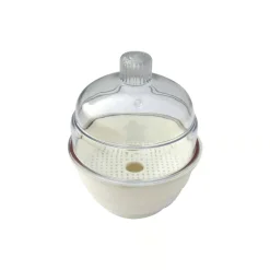 Dessicateur en plastique avec couvercle à bouton PP-PC Ø 250 mm