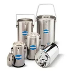 Dewar acier inox/verre 4,5 l forme haute