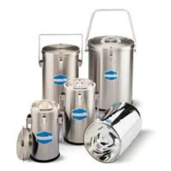 Dewar acier inox/verre 4,5 l forme haute