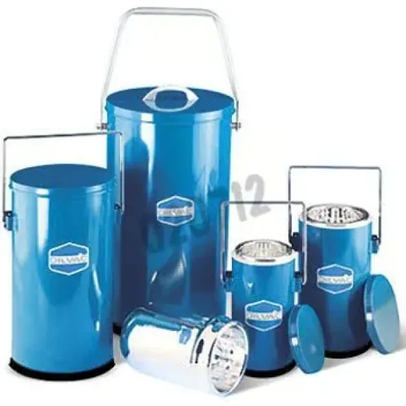 Dewar acier émaillé 142 x 268 mm avec poignée et couvercle lid 2 l