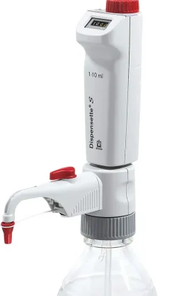 Dispensette s digitale variable 0,1- 1 ml sans soupape de purge