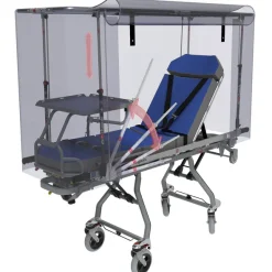 Dispositif de protection et confinement patient/soignant - hauteur réglable