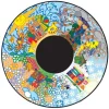 Disque - pour projecteur - thématique 4 saisons - fixation magnétique - dimension disque : 6''