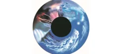 Disque - pour projecteur - thématique temps - fixation magnétique - dimension disque : 6''