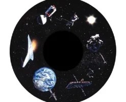 Disque - pour projecteur - thématique navigation spatiale - fixation magnétique - dimension disque : 6''