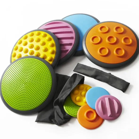 Disques tactiles - set 1 : 5 grands + 5 petits