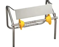 Distributeur mural inox a tirage lateral bobines diam. 350 mm laize 320 mm