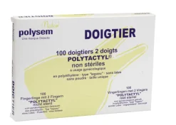 Doigtier Polysem® - non stérile - polyéthylène - 1 carton de 20 boites de 100 unités