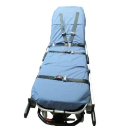 Drap housse bactériostatique 50 x 190 cm - bleu pour brancard