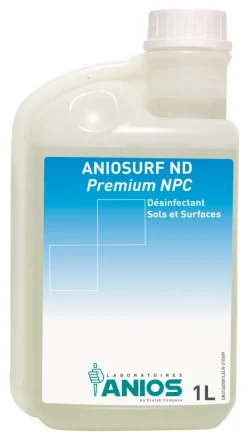 Désinfectant Aniosurf ND Premium NPC - 1 carton de 12 bidons de 1 l
