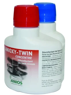 Désinfectant de haut niveau Anioxy-Twin concentré - 1 carton de 12 flacons-