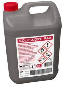 Désinfectant Soluscope PAA - 1 carton de 2 bidons de 5L-