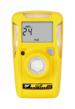 Détecteur monogaz BW Clip - H2S - jetable - garantie 2 ans hydrogène sulfuré - 0-100 ppm - sans affichage