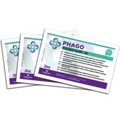 Détergent désinfectant PHAGO'SURF 2D - 10 cartons de 250 dosettes de 20 ml