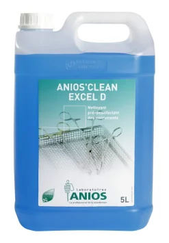 Détergent pré-désinfectant Anios Clean Excel D - 1 carton de 2 bidons de 5L-
