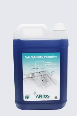 Détergent pré-désinfectant Salvanios Premium 1 carton de 4 bidons de 5 l + pompe de 25 ml-