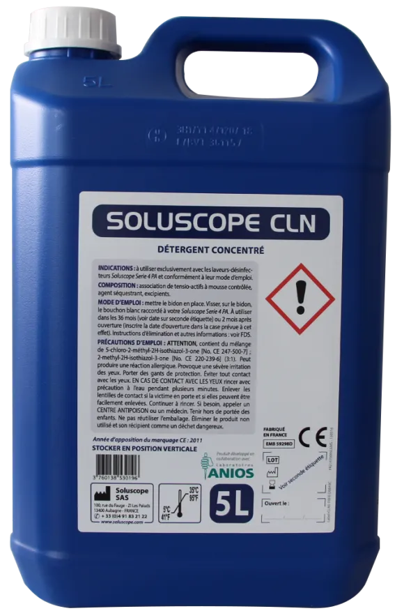 Détergent Soluscope CLN - 1 carton de 2 bidons de 5L-