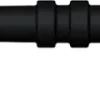 Electrode aiguille en tungstène - Ø 0,5 x 3 mm - coudée - isolée - l. 35 mm - emmanchement Ø 2,4 mm