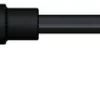 Electrode aiguille en tungstène - Ø 0,5 x 3 mm - coudée - isolée - l. 55 mm - emmanchement Ø 4 mm