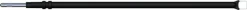 Electrode anse en tungstène - 5 x 5 mm - droite - l. 125 mm - emmanchement Ø 2,4 mm