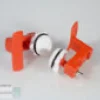 ELECTRODE MONOPODE ADULTE-ROUGE-5/PK
